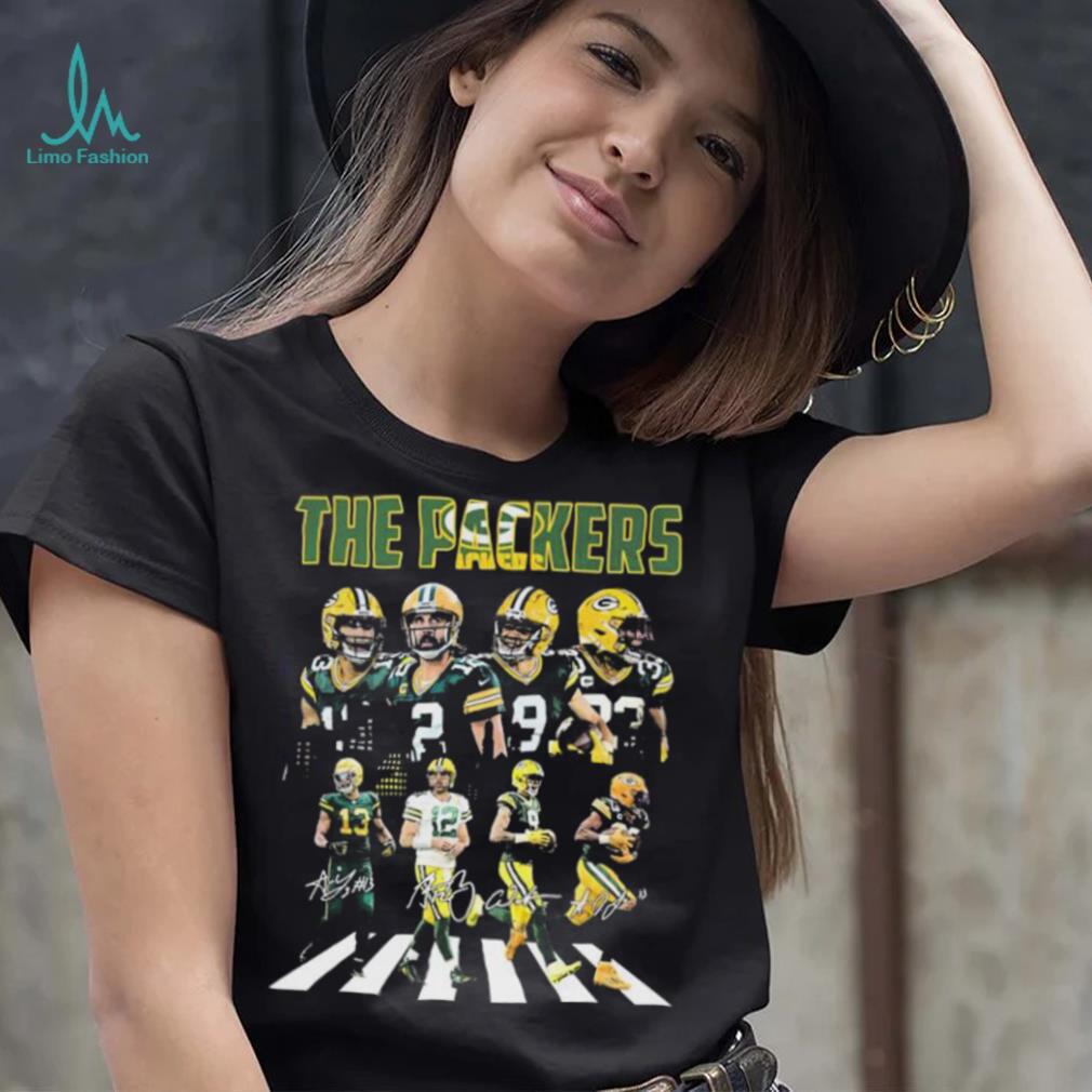 The Packers Team Players Abbey Road Signatures Shirt The Packers Team Players Abbey Road Signatures Shirt