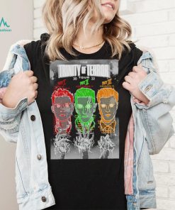 The Trinity Of Terror Tour 2022 colorful shirt2
