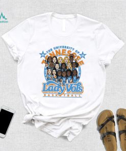 The University Of Tennessee Lady Vols Basketball Caricature Shirt