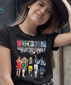 The Wisconsin City Sports Team Players 2022 Signatures Shirt