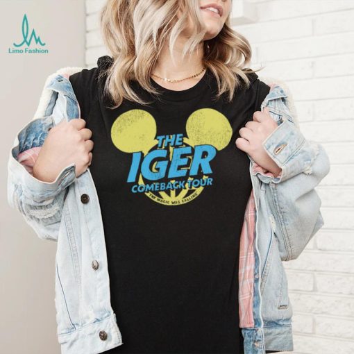 The iger comeback tour logo t shirt