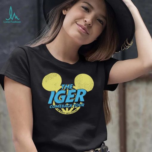 The iger comeback tour logo t shirt