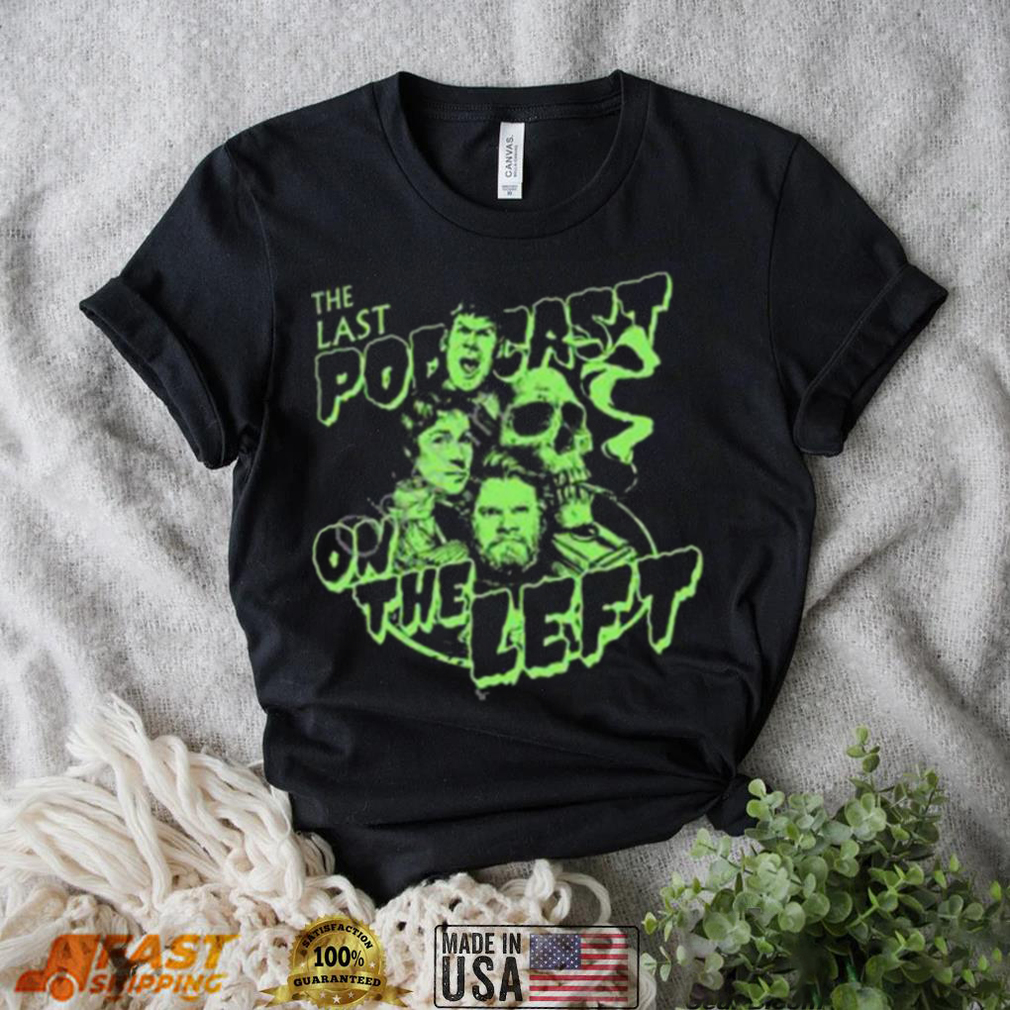 The last poDcast on the left crumple shirt The last poDcast on the left crumple shirt