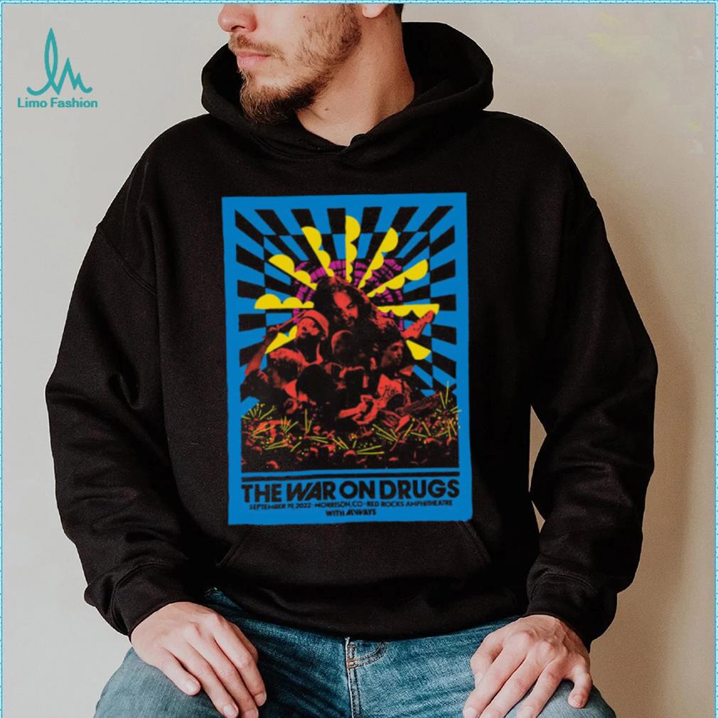 The war on drugs september 192022 Morrison co red rocks amphitheatre with alvays t shirt The war on drugs september 192022 Morrison co red rocks amphitheatre with alvays t shirt