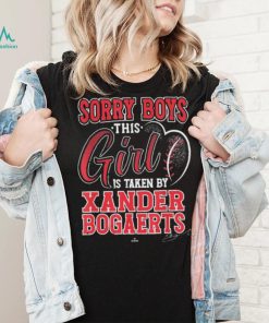 This Girl is Taken By Xander Bogaerts Boston Shirt