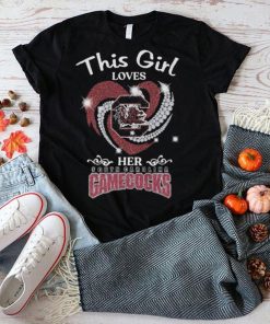 This is loves her South Carolina Gamecocks Heart 2022 shirt