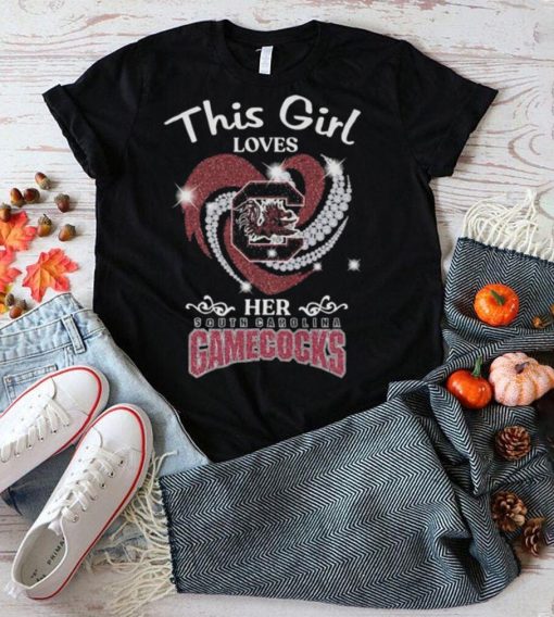 This is loves her South Carolina Gamecocks Heart 2022 shirt