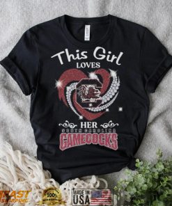 This is loves her South Carolina Gamecocks Heart 2022 shirt