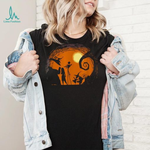 Tim Burton’s Nightmare Before Christmas T Shirt Halloween Silhouette