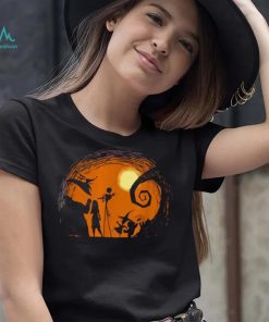 Tim Burton’s Nightmare Before Christmas T Shirt Halloween Silhouette