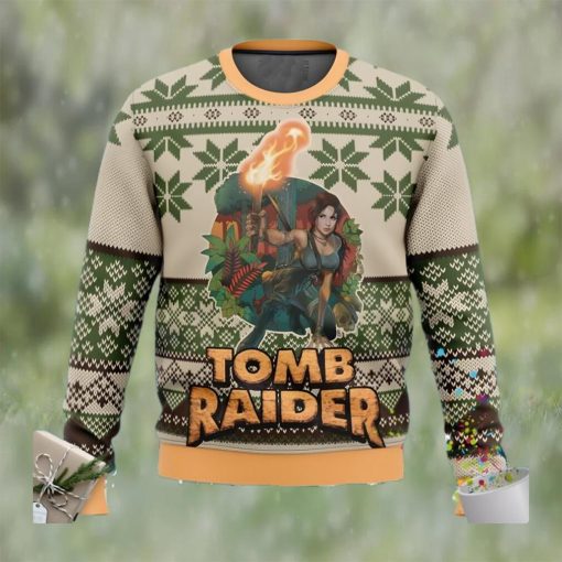 Tomb Raider Ugly Christmas Sweater