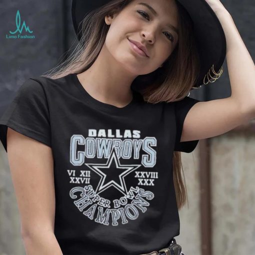 Top Dallas Cowboys 5 time super bowl champions shirt