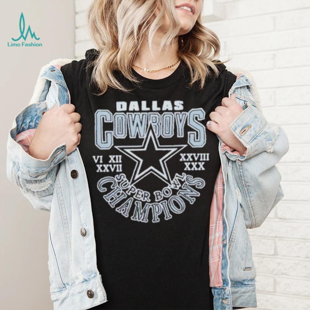 Official Dallas Cowboys champions super bowl five time 2022 shirt