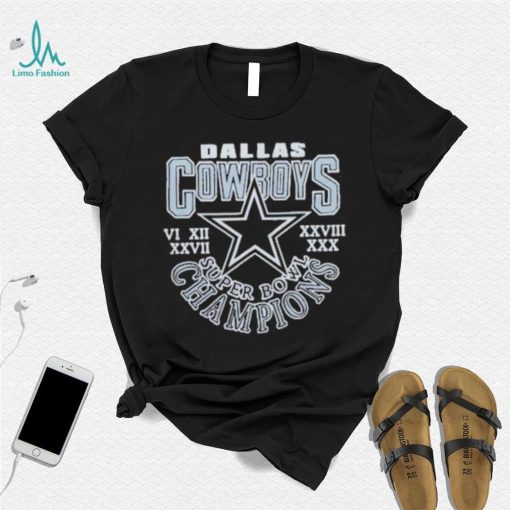 Top Dallas Cowboys 5 time super bowl champions shirt