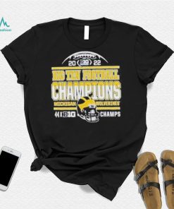 Top michigan wolverines 44 time big 10 Football conference champions shirt