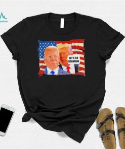 Top trump whispering Biden let’s go brandon antI Biden shirt