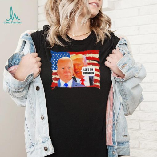 Top trump whispering Biden let’s go brandon antI Biden shirt