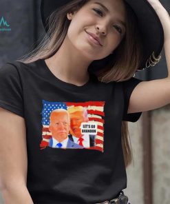 Top trump whispering Biden let’s go brandon antI Biden shirt