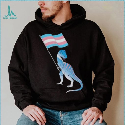 Trans dinosaur pride flag lgbt gay lesbian 2023 shirt