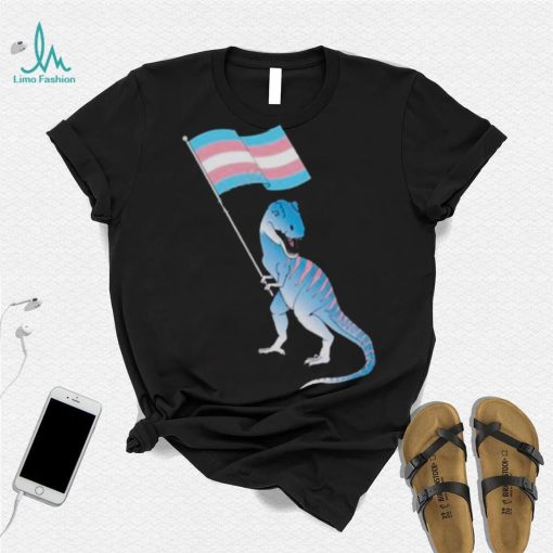 Trans dinosaur pride flag lgbt gay lesbian 2023 shirt