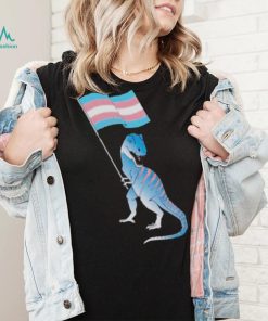 Trans dinosaur pride flag lgbt gay lesbian 2023 shirt