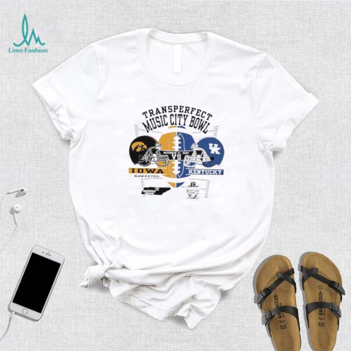 Transperfect University of Iowa vs University Of Kentucky 2022 Music City Bowl Bound Shirt