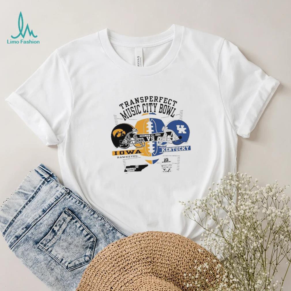 Transperfect University of Iowa vs University Of Kentucky 2022 Music City Bowl Bound Shirt Transperfect University of Iowa vs University Of Kentucky 2022 Music City Bowl Bound Shirt