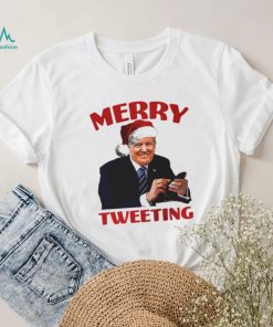 Trump Merry tweeting Christmas T Shirt