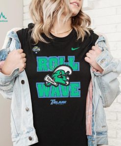 Tulane Football roll wave tulane green wave shirt