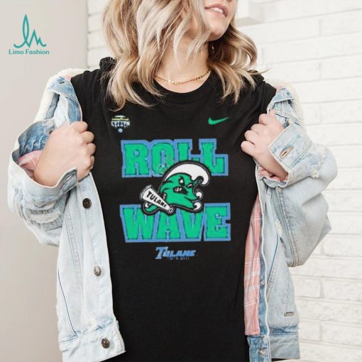 Tulane Football roll wave tulane green wave shirt