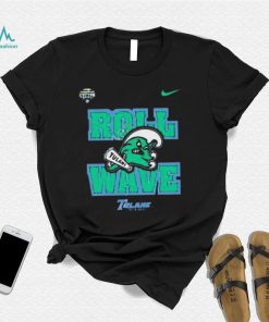 Tulane Football roll wave tulane green wave shirt