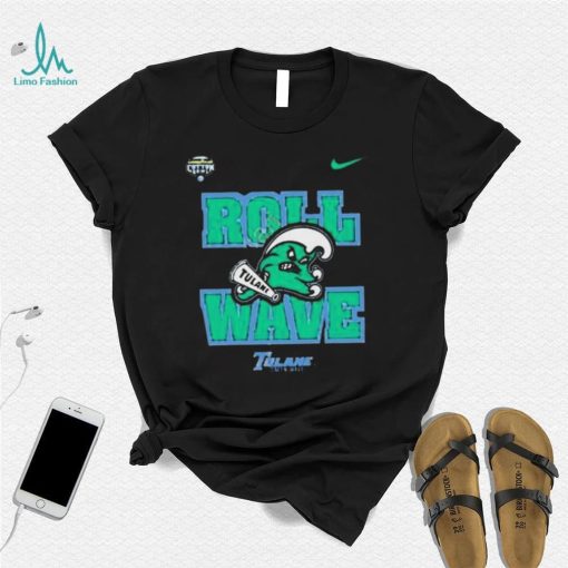 Tulane Football roll wave tulane green wave shirt