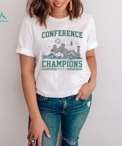 Tulane Green Wave 2022 Conference Champions Skyline Shirt
