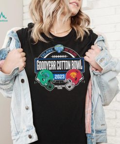 Tulane vs USC Trojans 2023 Goodyear Cotton Bowl Dueling Helmet Shirt