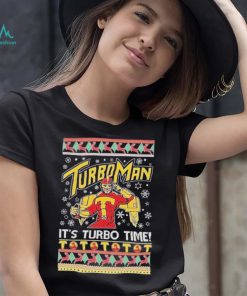 Turboman it’s Turbo time ugly christmas 2022 shirt