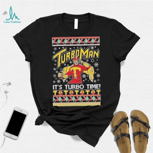 Turboman it’s Turbo time ugly christmas 2022 shirt