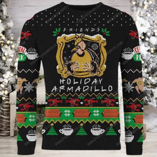 Tv Show Friends Holiday Armadillo Full Print Ugly Christmas Sweater