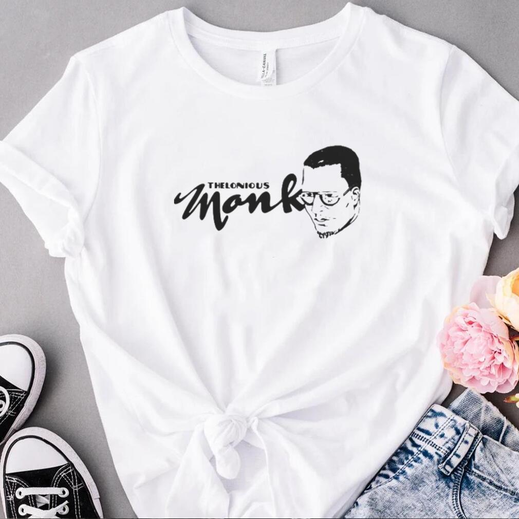 Typographic Design Thelonious Monk Artwork shirt Typographic Design Thelonious Monk Artwork shirt