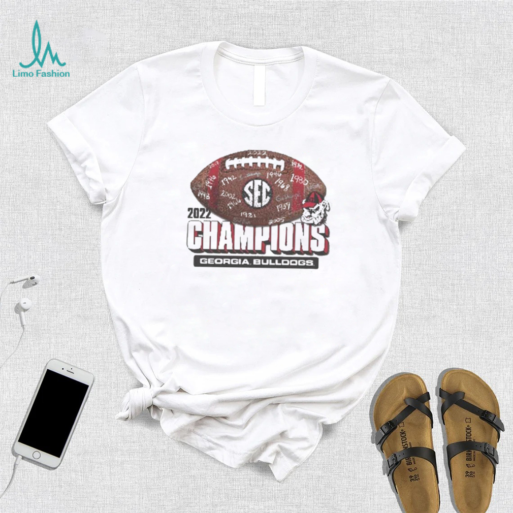 UGA 2022 Sec Champs Football Shirt UGA 2022 Sec Champs Football Shirt