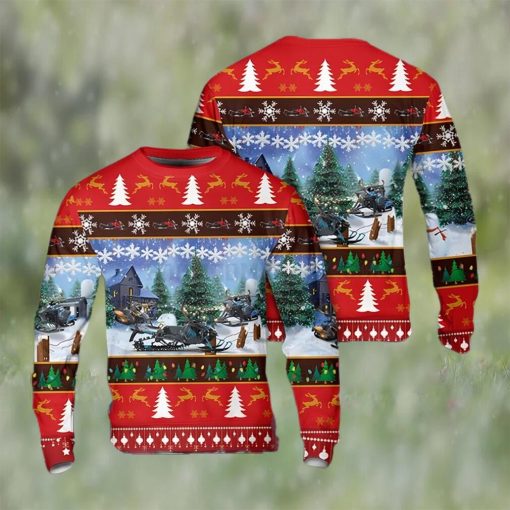 US Arctic Cat Snowmobiles Riot X Ugly Christmas Sweater