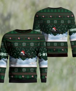 US Army AH 64E Apache Guardian Ugly Christmas Sweater