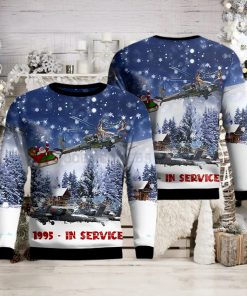 US Army Boeing AH 64D Longbow Apache Ugly Christmas Sweater