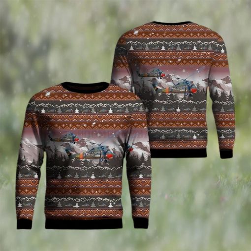 US Army CH 34 Ugly Christmas Sweater