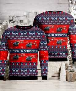 US Army Eurocopter UH 72A Lakota Ugly Christmas Sweater