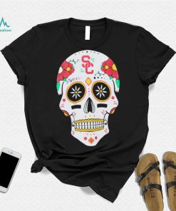 USC Trojans Fight On Sugar Skull T Shirt