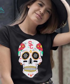 USC Trojans Fight On Sugar Skull T Shirt