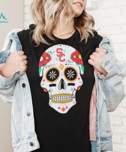 USC Trojans Fight On Sugar Skull T Shirt