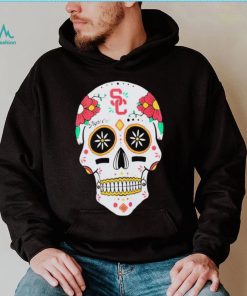 USC Trojans Fight On Sugar Skull T Shirt