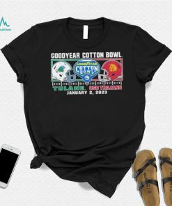 USC Trojans Football vs Tulane Cotton Bowl Bound 2023 Dueling Helmet T Shirt
