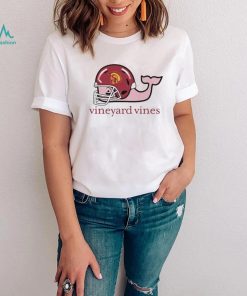 USC Trojans Vineyard Vines In LA Helmet Whale Shirt